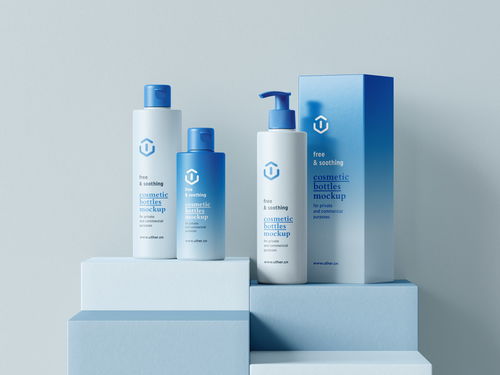 高端精致化妆品套装包装设计展示